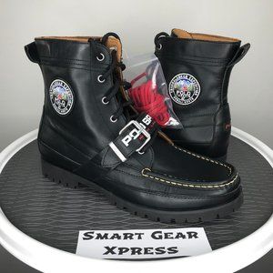 NEW Polo Sport Ralph Lauren Leather Ranger Boots
